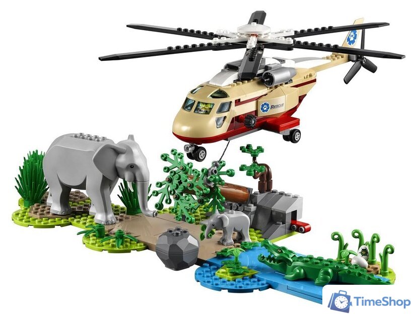 Конструктор LEGO City 60302 Операция по спасению зверей - Изображение №4 — Интернет-магазин Time-Shop
