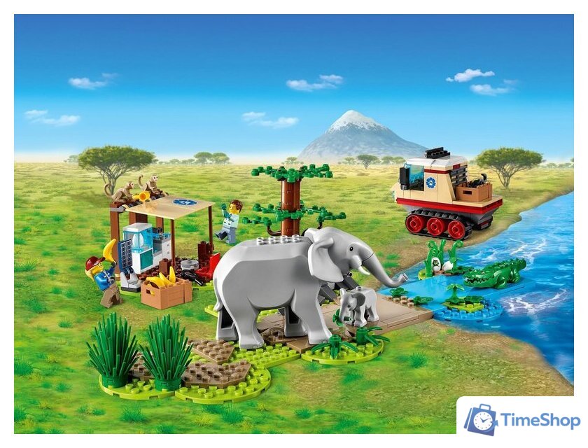 Конструктор LEGO City 60302 Операция по спасению зверей - Изображение №24 — Интернет-магазин Time-Shop