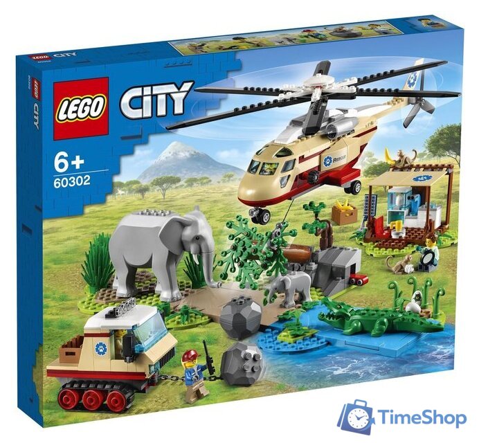 Конструктор LEGO City 60302 Операция по спасению зверей - Изображение №1 — Интернет-магазин Time-Shop
