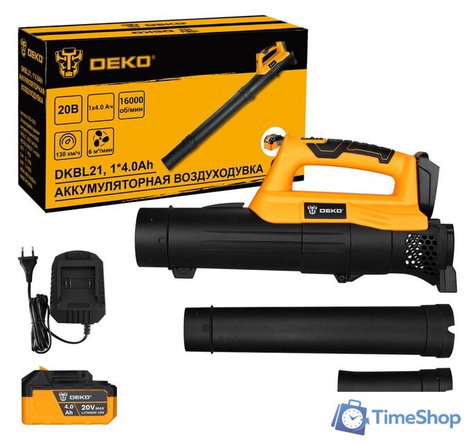 Ручная воздуходувка Deko DKBL21 063-4363 (с 1-им АКБ) - Изображение №1 — Интернет-магазин Time-Shop