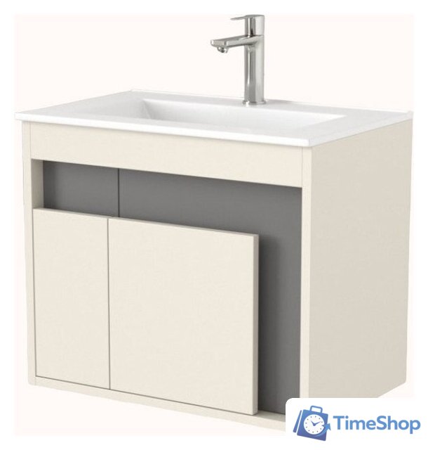  Дабер Тумба под умывальник 016 WeltWasser Deilbach 7517-60 Т16.6W.0.19 (бежевый/серый) - Изображение №1 — Интернет-магазин Time-Shop