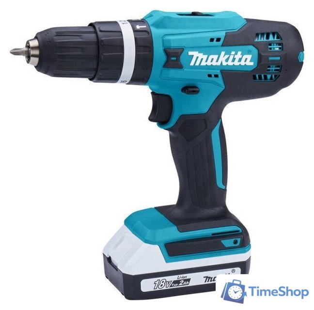 Ударная дрель-шуруповерт Makita HP488D006 (с 2-мя АКБ, кейс) - Изображение №3 — Интернет-магазин Time-Shop