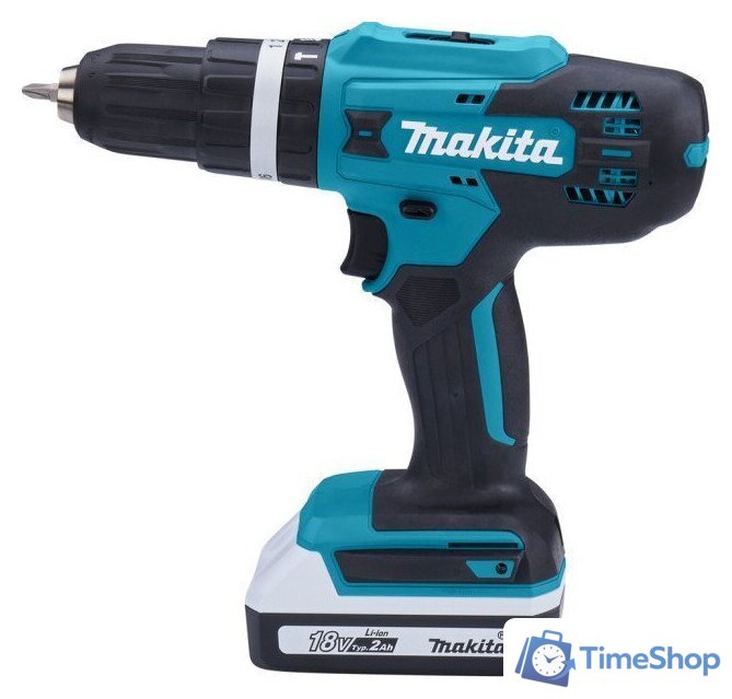 Ударная дрель-шуруповерт Makita HP488D006 (с 2-мя АКБ, кейс) - Изображение №4 — Интернет-магазин Time-Shop