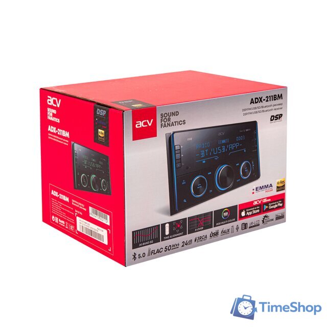 USB-магнитола ACV ADX-211BM DSP - Изображение №8 — Интернет-магазин Time-Shop