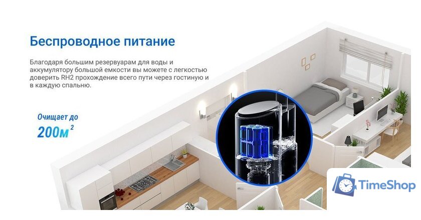 Вертикальный моющий пылесос Ezviz RH2 - Изображение №16 — Интернет-магазин Time-Shop