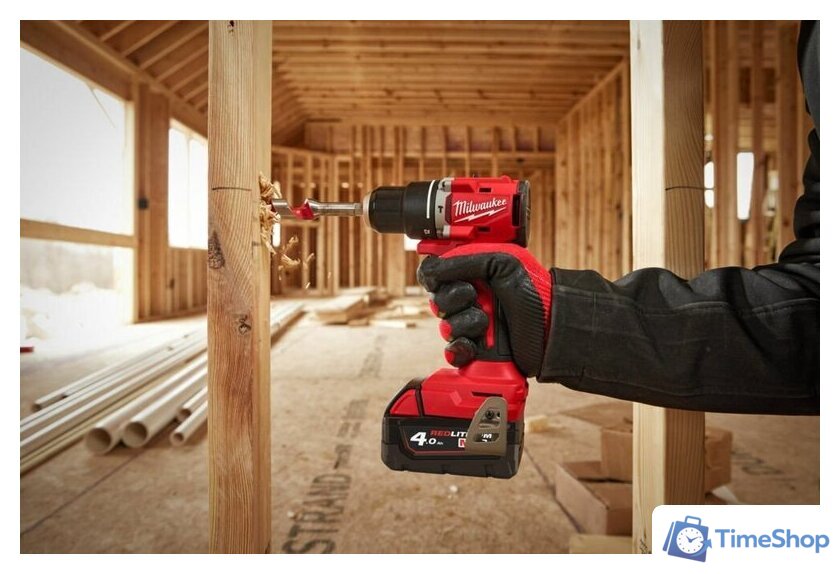 Ударная дрель-шуруповерт Milwaukee M18 M18BLPDRC-0X 4933492821 (без АКБ, кейс) - Изображение №9 — Интернет-магазин Time-Shop