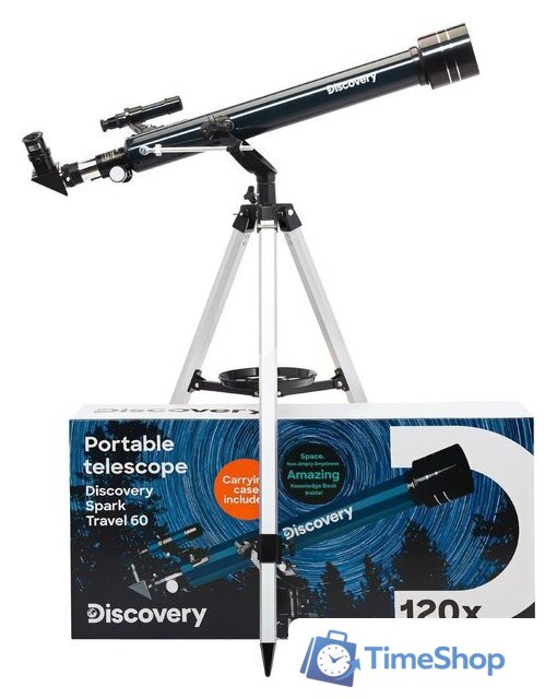 Телескоп Discovery Spark Travel 60 (с книгой) - Изображение №2 — Интернет-магазин Time-Shop