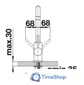 Смеситель Blanco Mili (кофе) - Изображение №4 — Интернет-магазин Time-Shop