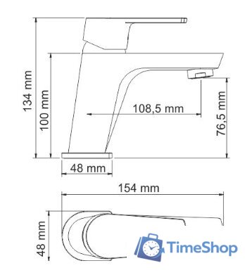 Смеситель Wasserkraft Dill 6103 - Изображение №3 — Интернет-магазин Time-Shop
