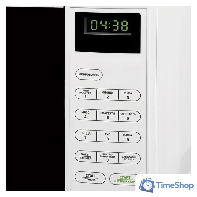 Микроволновая печь BBK 20MWS-728S/W - Изображение №2 — Интернет-магазин Time-Shop