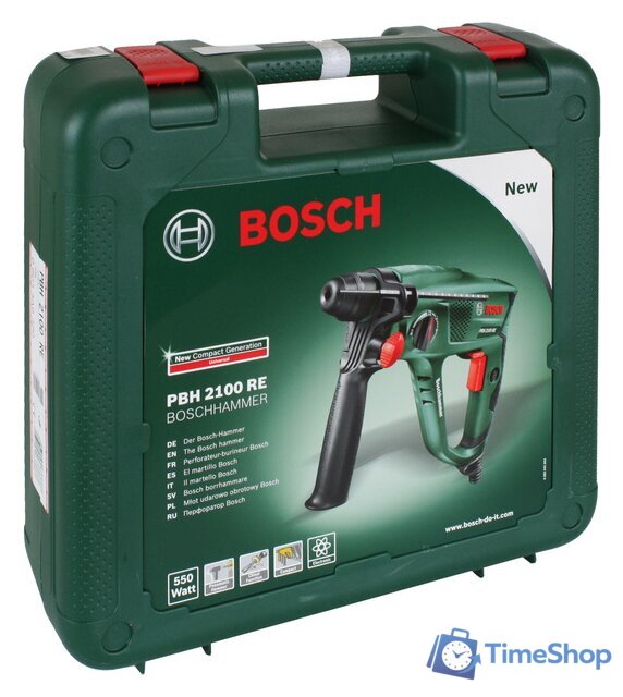 Перфоратор Bosch PBH 2100 RE (06033A9320) - Изображение №6 — Интернет-магазин Time-Shop