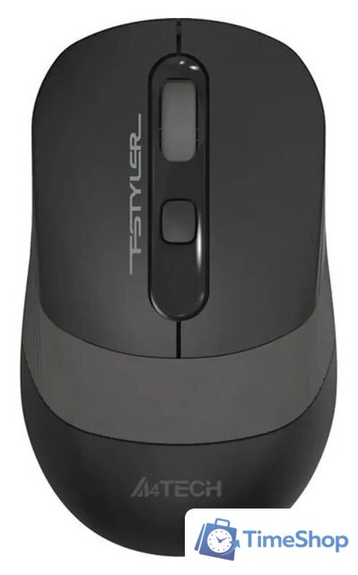 Мышь A4Tech Fstyler FM10S (серый/черный) - Изображение №1 — Интернет-магазин Time-Shop
