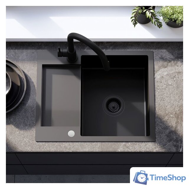 Кухонная мойка Rea ZLE-06011 (без смесителя) - Изображение №2 — Интернет-магазин Time-Shop