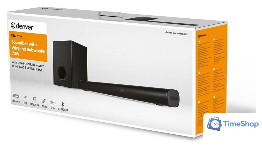 Саундбар Denver Electronics DSS-7030 - Изображение №4 — Интернет-магазин Time-Shop