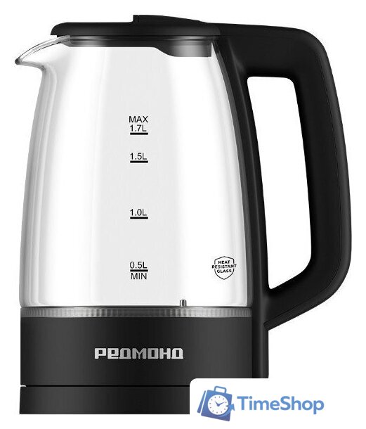 Электрический чайник Redmond (Редмонд) KG270 (черный) - Изображение №1 — Интернет-магазин Time-Shop