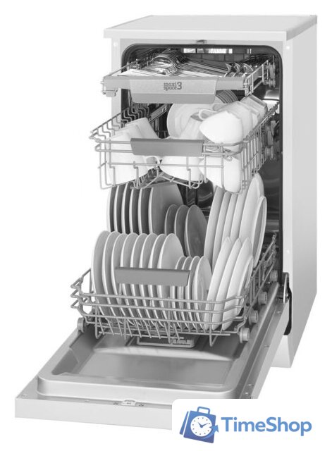 Отдельностоящая посудомоечная машина Amica DFM44C7EOqWH - Изображение №6 — Интернет-магазин Time-Shop
