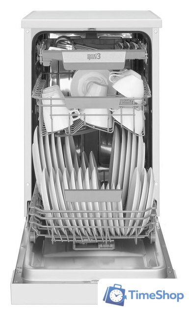 Отдельностоящая посудомоечная машина Amica DFM44C7EOqWH - Изображение №4 — Интернет-магазин Time-Shop