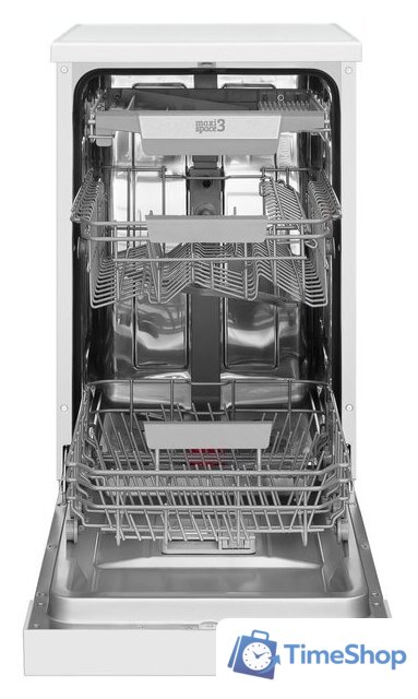 Отдельностоящая посудомоечная машина Amica DFM44C7EOqWH - Изображение №3 — Интернет-магазин Time-Shop