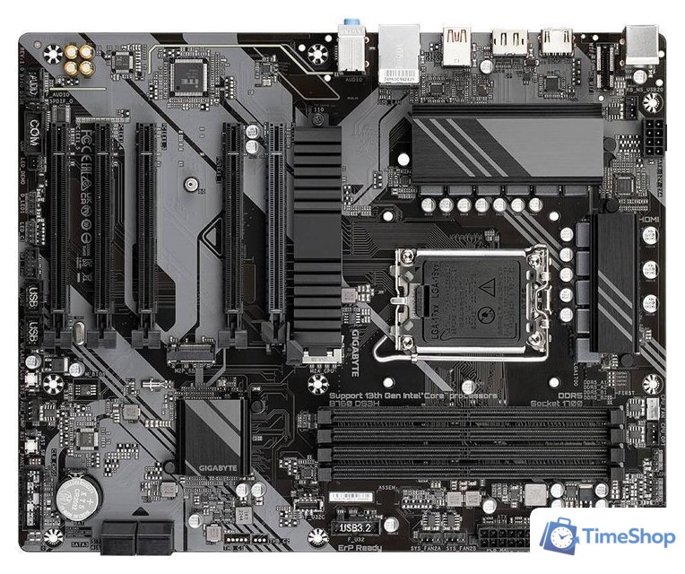 Материнская плата Gigabyte B760 DS3H (rev. 1.0) - Изображение №3 — Интернет-магазин Time-Shop