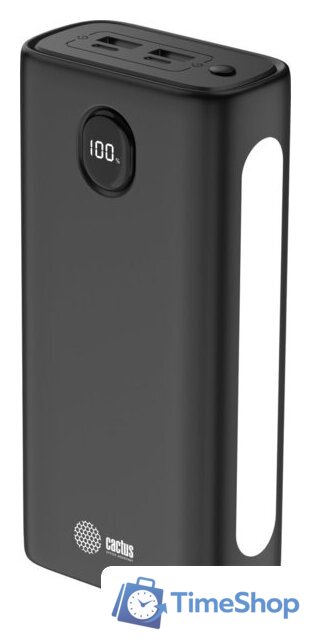 Внешний аккумулятор CACTUS CS-PBFSJA-30000 30000mAh (черный) - Изображение №1 — Интернет-магазин Time-Shop