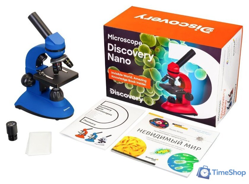 Микроскоп Levenhuk Discovery Nano Gravity с книгой 77959 - Изображение №4 — Интернет-магазин Time-Shop