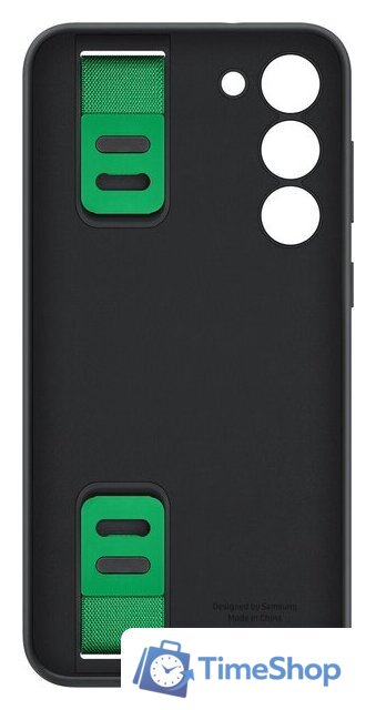 Чехол для телефона Samsung Silicone Grip Case S23+ (черный) - Изображение №3 — Интернет-магазин Time-Shop
