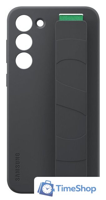 Чехол для телефона Samsung Silicone Grip Case S23+ (черный) - Изображение №1 — Интернет-магазин Time-Shop