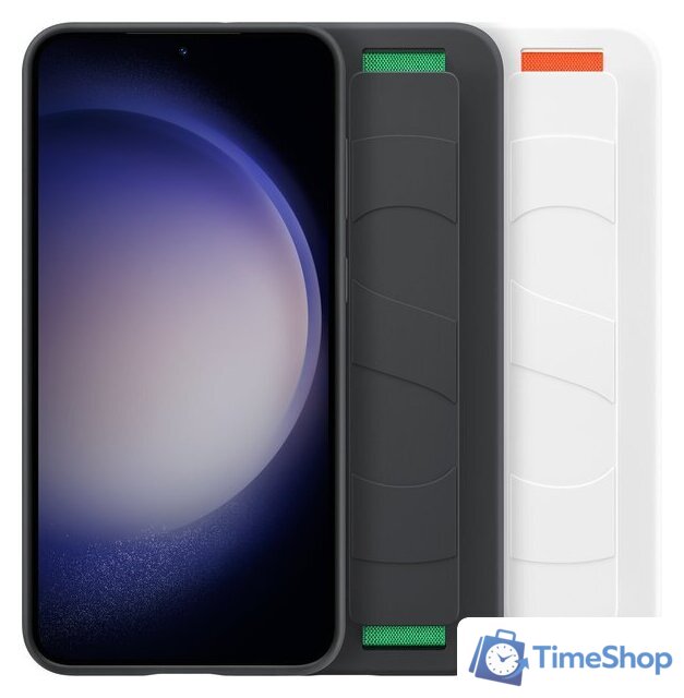 Чехол для телефона Samsung Silicone Grip Case S23+ (черный) - Изображение №7 — Интернет-магазин Time-Shop