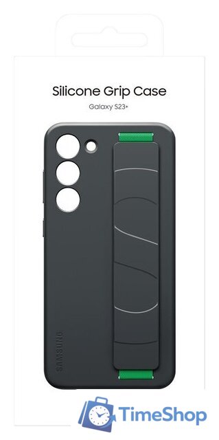 Чехол для телефона Samsung Silicone Grip Case S23+ (черный) - Изображение №8 — Интернет-магазин Time-Shop