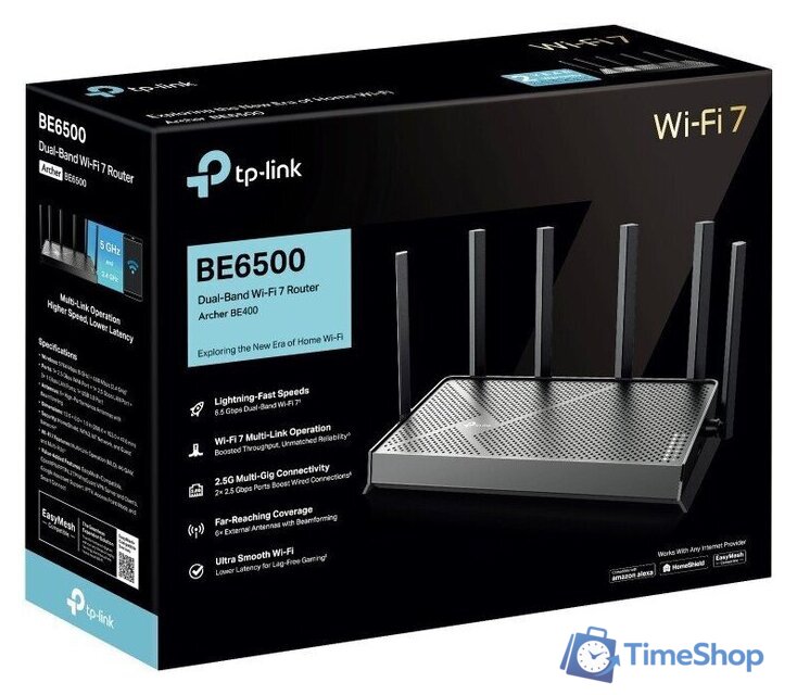 Wi-Fi роутер TP-Link Archer BE400 - Изображение №5 — Интернет-магазин Time-Shop