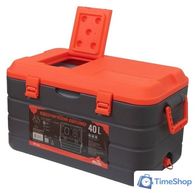 Термобокс TRAMP TRP-059 40л (черный/оранжевый) - Изображение №6 — Интернет-магазин Time-Shop
