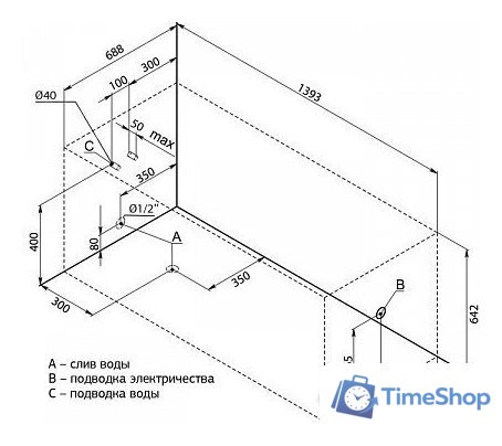 Ванна Aquanet Nord 140x70 - Изображение №7 — Интернет-магазин Time-Shop