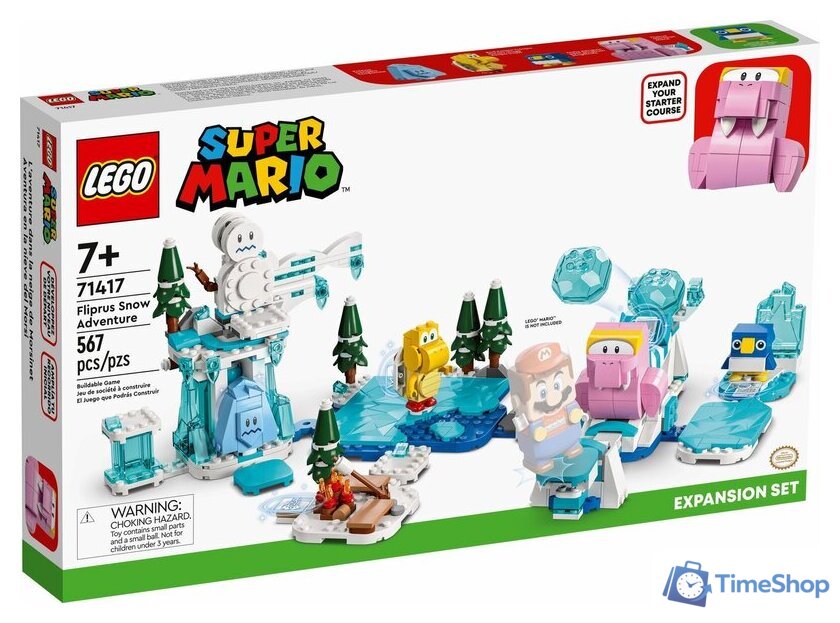 Конструктор LEGO Super Mario 71417 Дополнительный набор: Снежное приключение Флипруса - Изображение №1 — Интернет-магазин Time-Shop