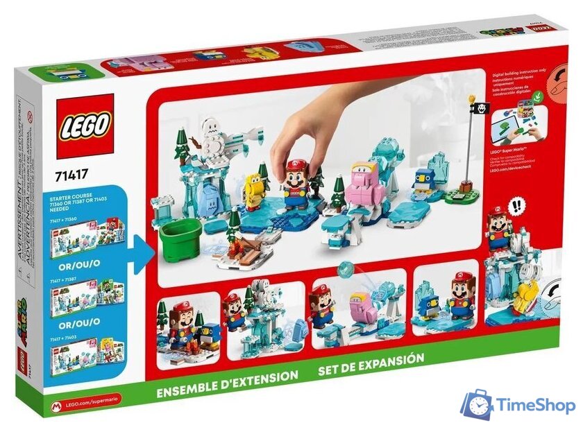 Конструктор LEGO Super Mario 71417 Дополнительный набор: Снежное приключение Флипруса - Изображение №2 — Интернет-магазин Time-Shop