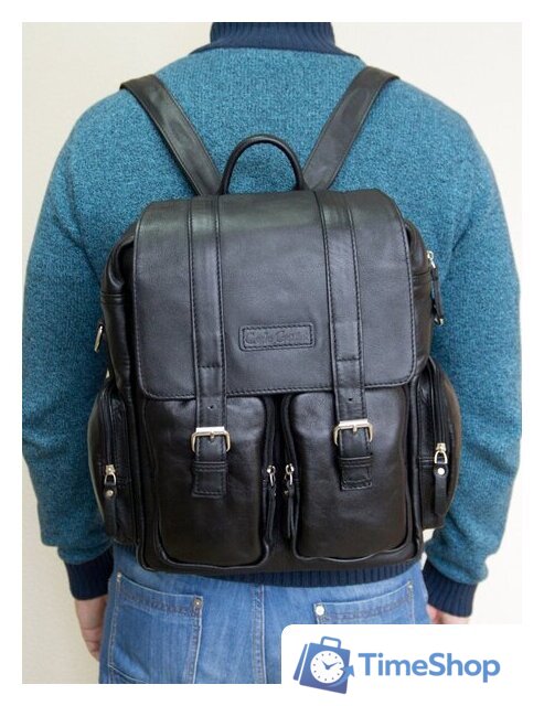 Городской рюкзак Carlo Gattini Fiorentino 3003-01 (черный) - Изображение №3 — Интернет-магазин Time-Shop