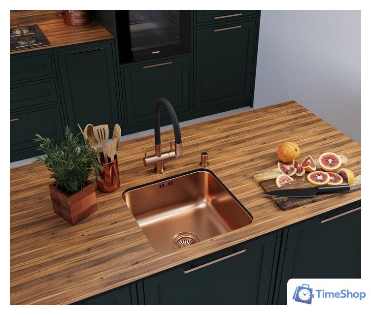 Кухонная мойка Emar EMB-127A PVD Nano Coppery - Изображение №2 — Интернет-магазин Time-Shop