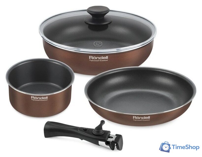 Набор сковород Rondell Kortado RDA‑1690 - Изображение №1 — Интернет-магазин Time-Shop