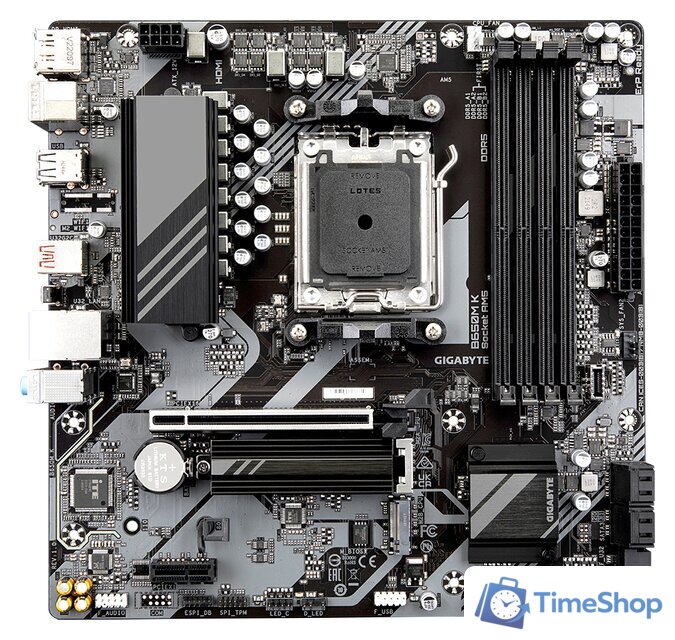 Материнская плата Gigabyte B650M K (rev. 1.0) - Изображение №1 — Интернет-магазин Time-Shop