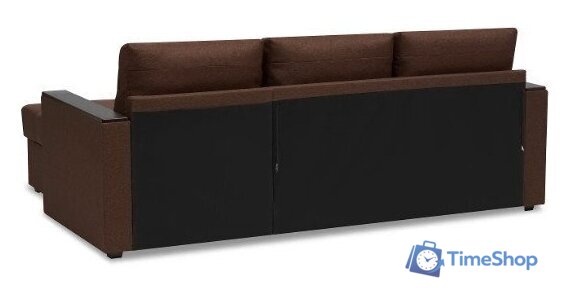 Диван Mio Tesoro Атланта Лайт 111 (Savana Chocolate/Ecostile Chocolate) - Изображение №5 — Интернет-магазин Time-Shop