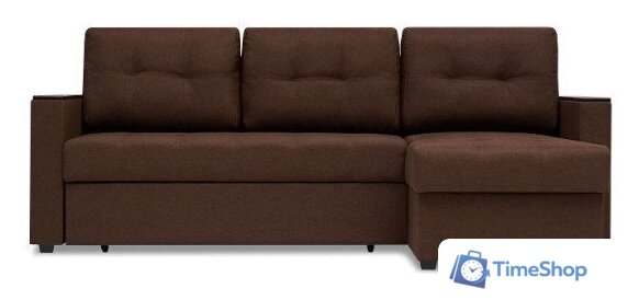 Диван Mio Tesoro Атланта Лайт 111 (Savana Chocolate/Ecostile Chocolate) - Изображение №2 — Интернет-магазин Time-Shop