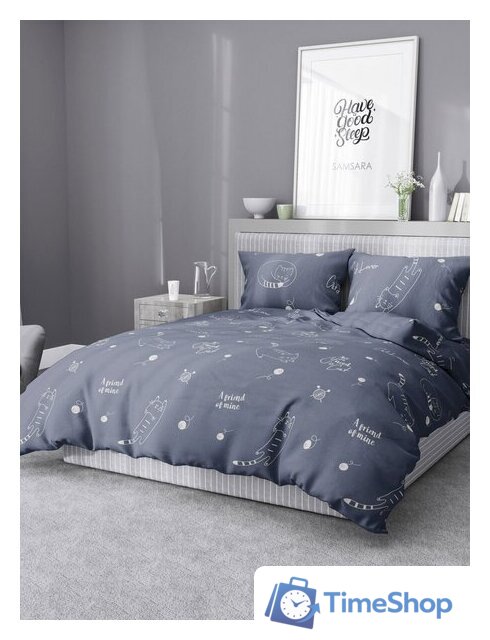 Матрас ЭОС Идеал 1а/2 160x200+Samsara Коты на синем фоне Евро 220-6 - Изображение №10 — Интернет-магазин Time-Shop