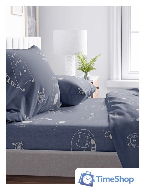 Матрас ЭОС Идеал 1а/2 160x200+Samsara Коты на синем фоне Евро 220-6 - Изображение №8 — Интернет-магазин Time-Shop