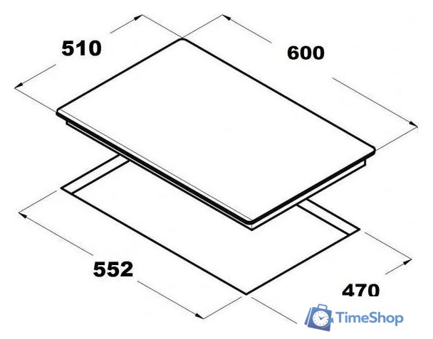 Варочная панель Schtoff H6001C02IS Black - Изображение №4 — Интернет-магазин Time-Shop