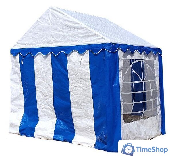Тент-шатер Sundays Party 3x3 (белый/синий) - Изображение №1 — Интернет-магазин Time-Shop