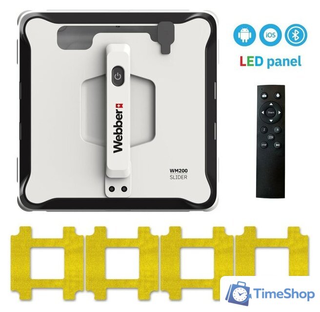 Робот для мытья окон Webber WM200 - Изображение №11 — Интернет-магазин Time-Shop