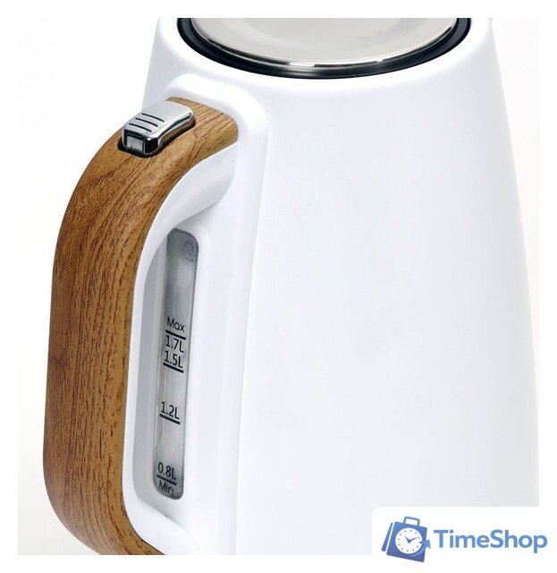 Электрический чайник Platinet Velvet Wooden (белый) - Изображение №5 — Интернет-магазин Time-Shop