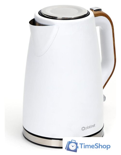 Электрический чайник Platinet Velvet Wooden (белый) - Изображение №8 — Интернет-магазин Time-Shop