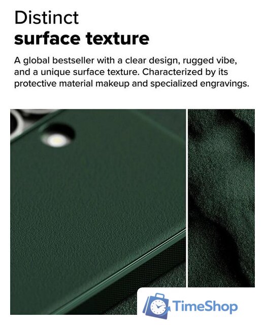 Чехол для телефона Ringke Onyx для Galaxy S25 Dark Green - Изображение №3 — Интернет-магазин Time-Shop