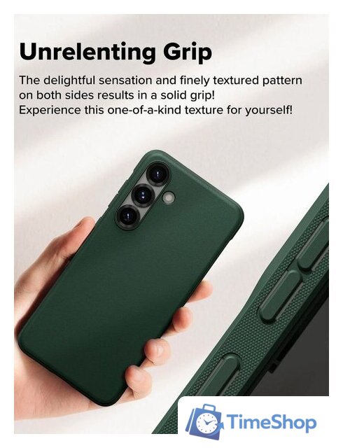 Чехол для телефона Ringke Onyx для Galaxy S25 Dark Green - Изображение №4 — Интернет-магазин Time-Shop