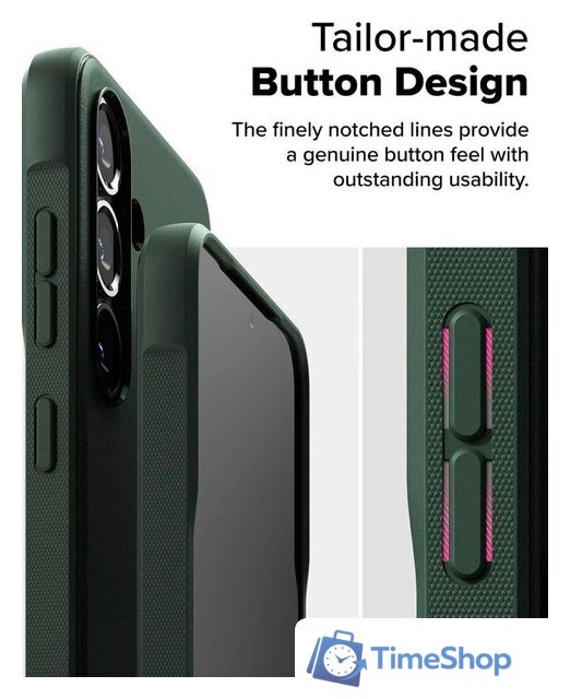 Чехол для телефона Ringke Onyx для Galaxy S25 Dark Green - Изображение №8 — Интернет-магазин Time-Shop